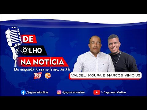 [24/11/2025] DE OLHO NA NOTÍCIA - AO VIVO - COM VALDELI MOURA E MARCOS VINICIUS