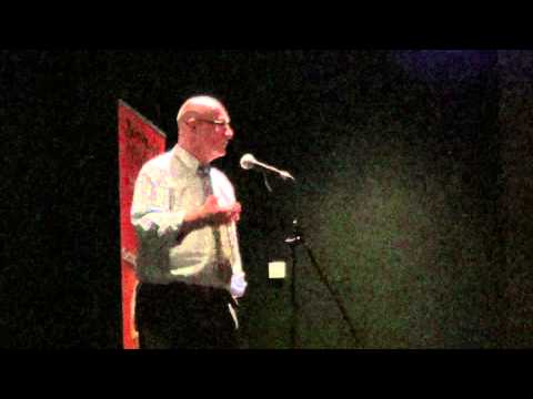 Peter Flack introduces the Red Leicester Choir