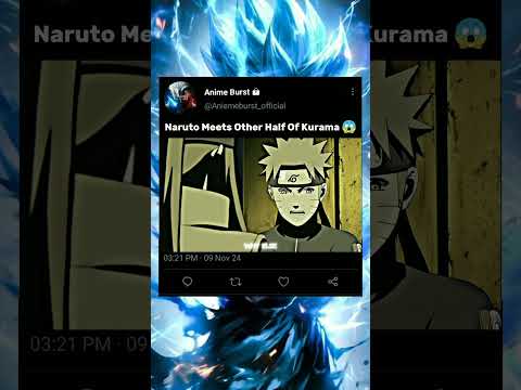 Naruto Meets Other Half Of Kurama 😱 || #shorts #shortvideo #naruto #narutoshippuden #kurama #viral