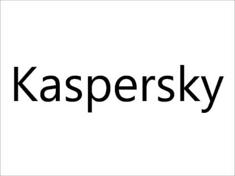 How to Pronounce Kaspersky
