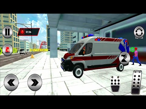 Roof Jumping Emergency Ambulance Simulator - City Rescue Driving Game - Android GamePlay