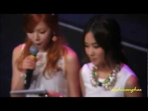 [HD FANCAM] 120623 MC Hyuna & Gayoon cuts @ London MBC Korean Cultural Festival