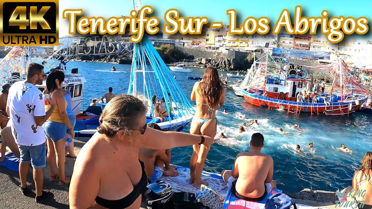 TENERIFE - LOS ABRIGOS | Many People & Great Atmosphere 🌞​ Beautiful Sunny Day in Mid-September 2022