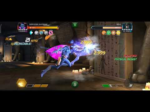 Sorcerer supreme vs Hella 6.2.6 izy fight