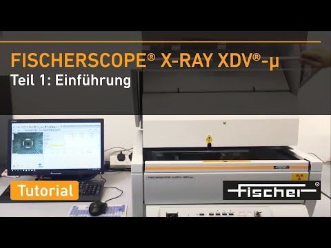 FISCHERSCOPE X-RAY XDV-µ Tutorial 1 |Schichtdickenmessung Materialanalyse Röntgenfluoreszenz|Fischer