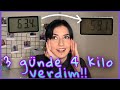 3 GÜNDE 4 KİLO VERDİM! diyet listem, nelere dikkat ettim? 3 günde 4 kilo verdiren detoks! (sporsuz)