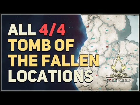 All 4 Tombs of the Fallen Locations Assassin's Creed Valhalla
