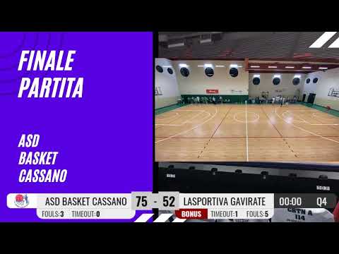 Serie D - Girone D | ASD Basket Cassano - La Sportiva Gavirate