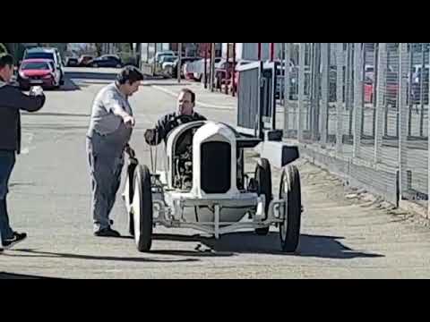 Blitzen-Benz slow drive through in Fellbach near Stuttgart, Germany