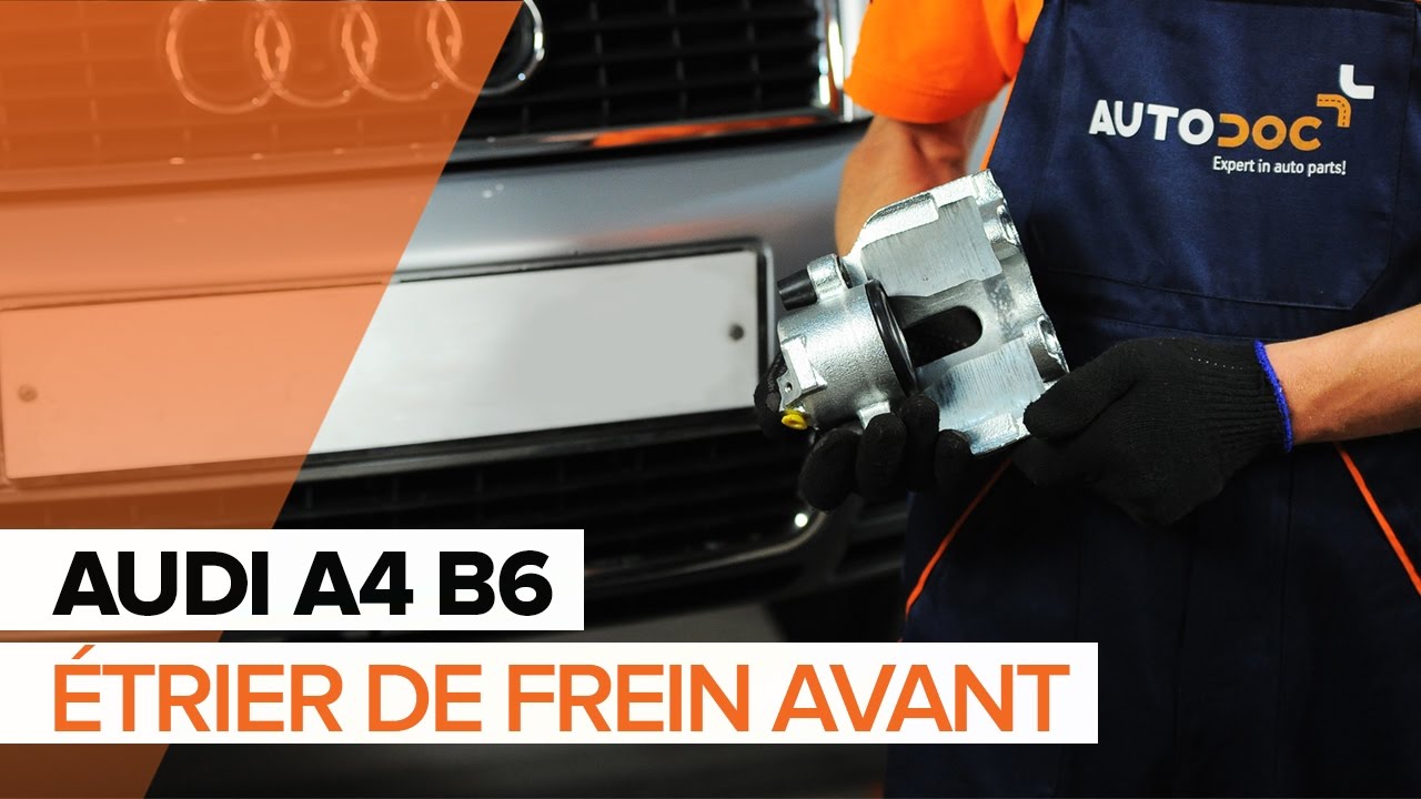 Comment changer : étrier de frein avant sur Audi A4 B6 - Guide de remplacement