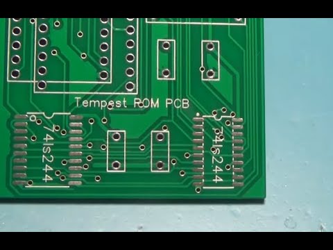1980 Atari Tempest Arcade PCB Repair Plus Single ROM PCB Test and Release  -  3-7-2024