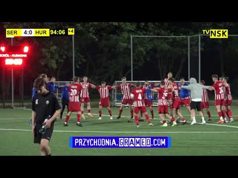 tv.nsk.pl [radość po meczu] KS Sokół Serock - PWKS Huragan Wołomin 4:0 (1:0) 2023-05-26 g. 19:30