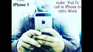 How to do VoLTE calling By Reliance Jio sim in iphone 5s with jio prime 15 April 2017