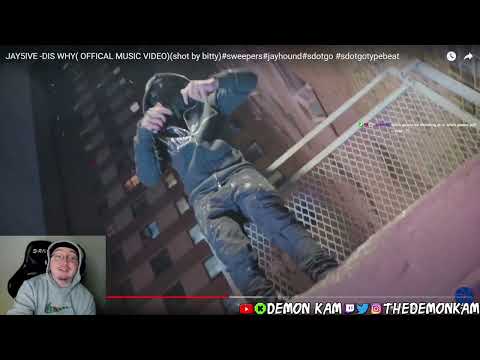 Demon Kam Reacts to JAY5IVE -DIS WHY( OFFICAL MUSIC VIDEO)(shot by bitty) #sweepers #jayhound
