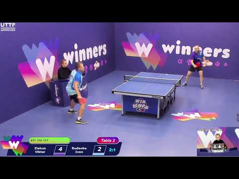 WINners CUP table 2  14.11  Ziakun Viktor - Rudenko Ivan  15:15