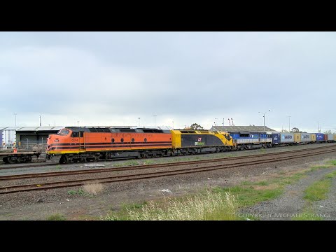 4AM6 QRNational / POTA Container Train Arrives At Dynon (24/9/2009) - PoathTV Australian Railways