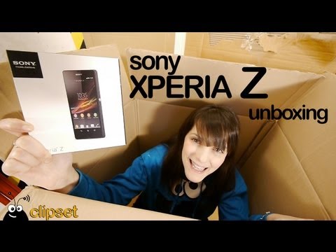 Sony Xperia Z unboxing