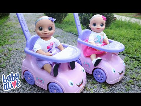 ARRUMEI AS GÊMEAS NINA E HANNA PRA PASSEAR DE CARRINHO