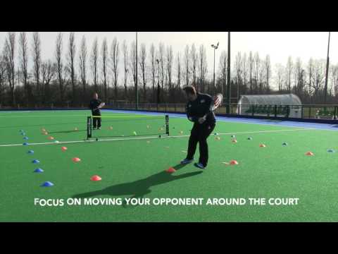 Primary PE lesson ideas for teachers.  Tennis - Tramline Tennis