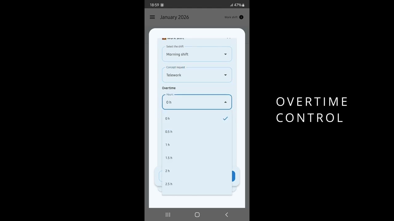 Personal calendar mobile application.