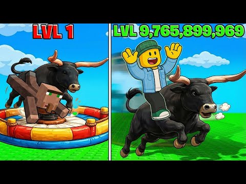 Rage I Kovalski Postaju Pro U Ukroćavanju Bika U Robloxu! 🐂