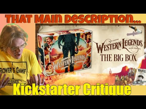 Western Legends: Big Box - Kickstarter Critique Review
