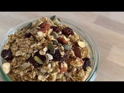 Sweet & Salty Homemade, Crunchy Granola in Oven - Recipe # 108