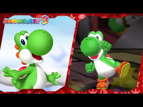 All Minigames (Yoshi gameplay) | Mario Party 9 ᴴᴰ
