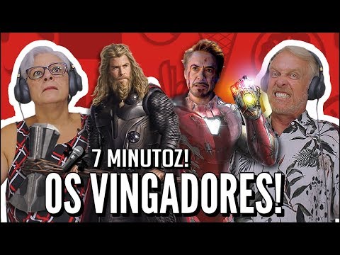 IDOSOS REAGEM A 7 MINUTOZ - HOMEM DE FERRO, HOMEM ARANHA E THOR - NERD HITS