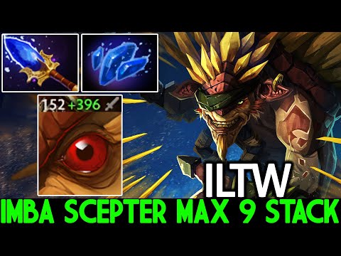 Nigma.ILTW [Bristleback] New Meta Imba Build Scepter Max 9 Stack Dota 2