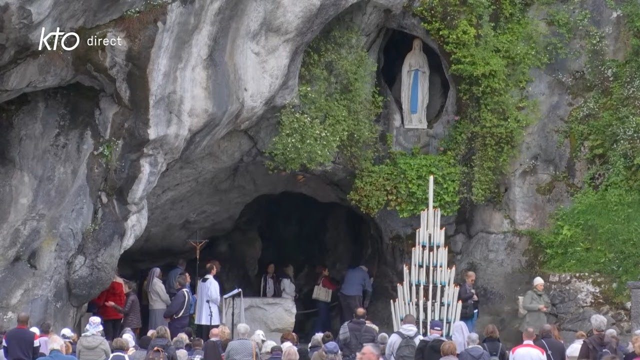 Chapelet du 7 mai 2025 à Lourdes