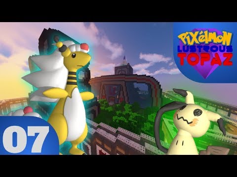 Pixelmon Lustrous Topaz Map Maker Walkthrough #7 - TEAM UNION HQ!