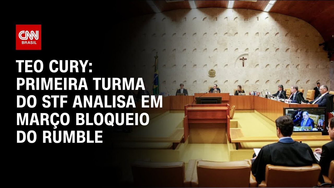 Teo Cury: Primeira turma do STF analisa em março bloqueio do Rumble | CNN 360º