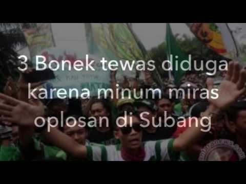 3 Bonek Tewas Diduga Karena Menenggak Miras Oplosan di Subang