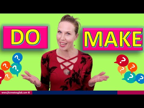 Do or Make - Basic English Grammar