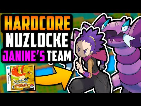 Can Janine's BEST TEAM Beat Pokémon HeartGold!? (Hardcore Nuzlocke)