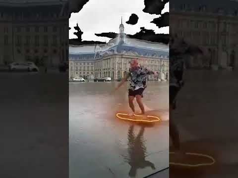 Trippy Skimboarding in France @AdrienRaza