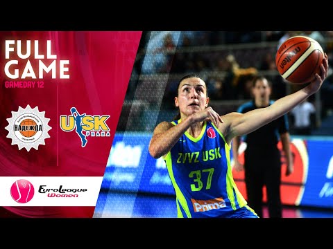 Nadezhda v ZVVZ USK Praha - Full Game - EuroLeague Women 2019-20
