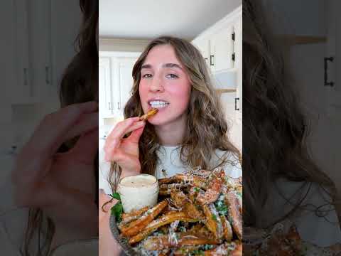 The BEST Homemade Truffle Parmesan Salted Fries /