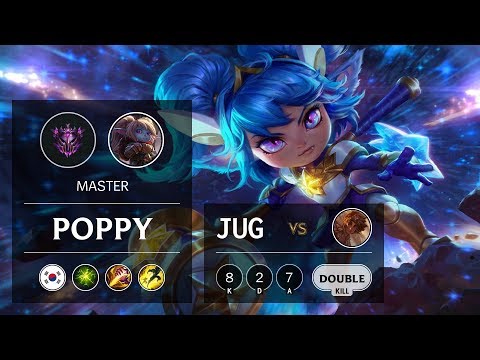 Poppy Jungle vs Taliyah - KR Master Patch 9.22
