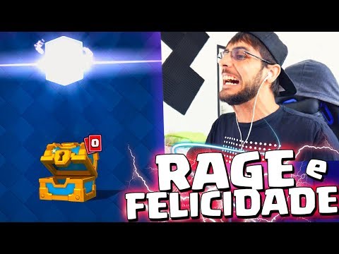 RAGE E FELICIDADE CARTA LENDÁRIA AO VIVO NO CLASH ROYALE