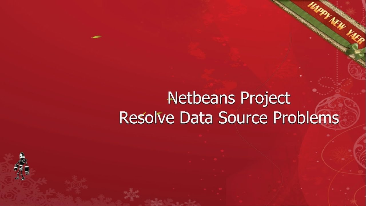 Netbeans Project Resolve Data Source Problems