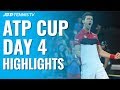 Djokovic Shines For Serbia; Nadal, Thiem Get Wins | ATP Cup 2020 Highlights Day 4