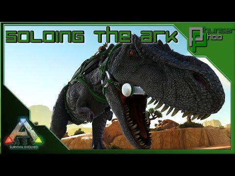 Soloing the Ark S4E107 - T-REX TRIANGLE - GET ANY LEVEL REX YOU WANT