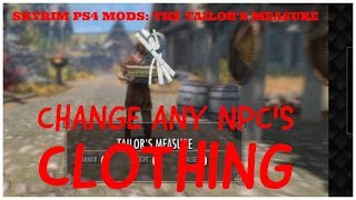 Skyrim PS4 Mods: Tailor's Measure