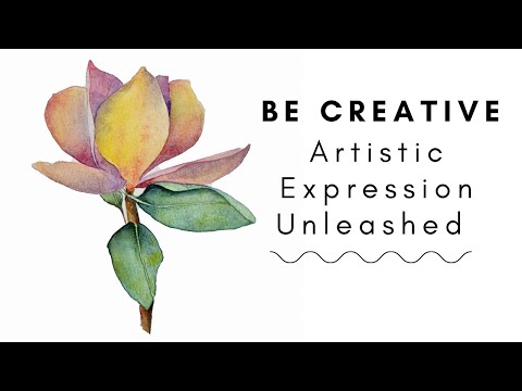 The Magic of Watercolour: Stunning Magnolia Painting - Step by Step
