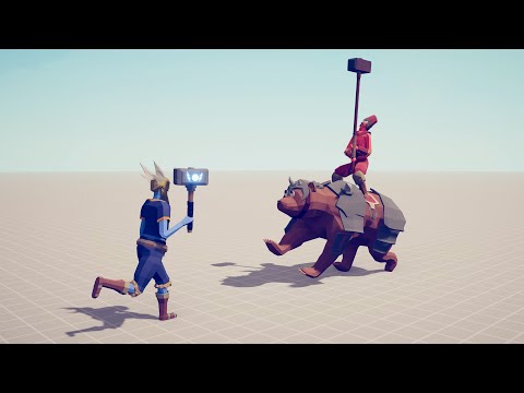 NEW BEAR JOKEY vs EVERY UNIT - Totally Accurate Battle Simulator TABS