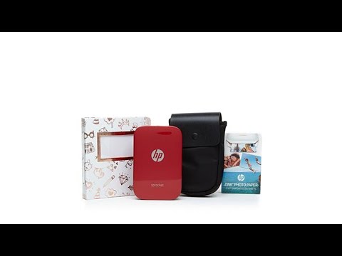 HP Sprocket Portable Photo Printer, Paper, Case   Album