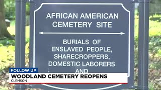 Clemson University cemetery where unmarked slave graves were found reopens