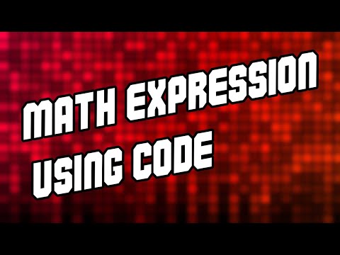 Lesson 8 Math Expressions Using Code Javascript